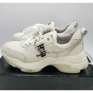 Shane Justin Sneaker Blanco Trainer Size 38/US 6-6.5 womens w Box